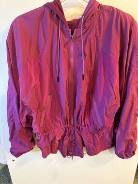 FP Movement by Free People Morning to Midnight Magenta Hooded Jacket